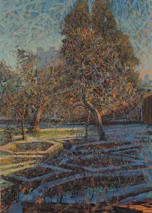 Parterre in the Snow, 2004 (oil on panel)