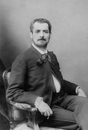 Georges Clairin, c.1870's (b/w photo)