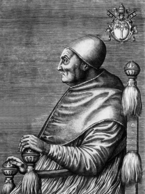 Pope Sixtus IV (1414-1484), Francesco della Rovere, pope in 1471-1484, engraving