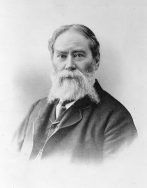 James Russell Lowell (1819-1891) American poet, essayist and diplomat (b/w photo)