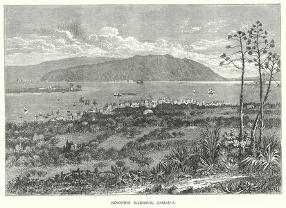 Kingston Harbour, Jamaica (engraving)