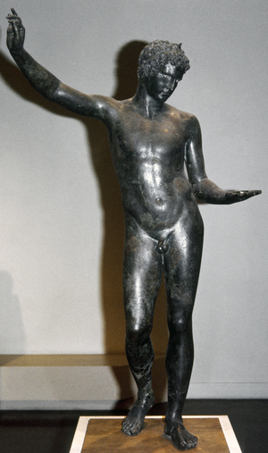 Greek Art. Classical Era. The Marathon Boy or Ephebe of Marathon.