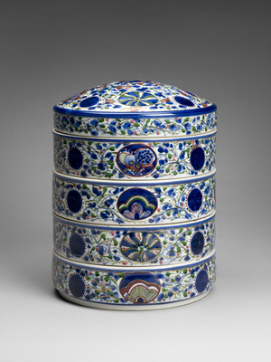 Stack of Five Boxes, c.1975 (porcelain)