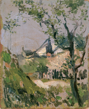 Craigleith Quarry (oil on panel)