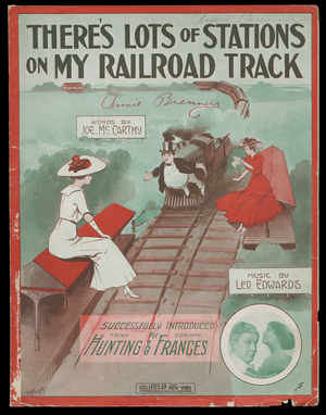 Theres Lots of Stations On My Railroad Track, c.1770-1959 (print)