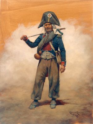 Officer 2nd Swiss Regiment 1808, 2008 (oil on board)
