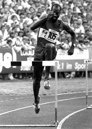 Edwin Moses, 1983 (photo)