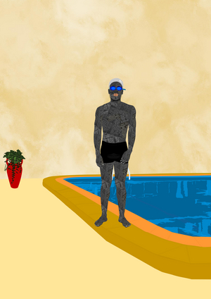 Pool day i, 2021 (digital)