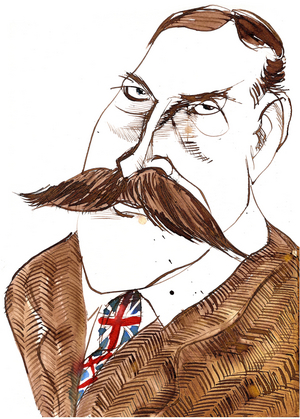 Sir Edward Elgar, 2022 (ink)