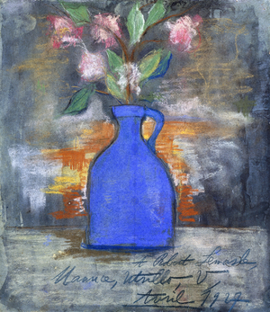 The Bouquet, 1927 (pastel and wash on paper)