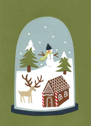 Snowglobe, 2014 (cut paper)