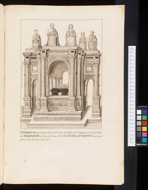 Tombs of the kings and queens of France, c.1700 (drawings)