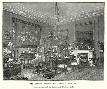 The Queen's Private Sitting-Room, Osborne (engraving)