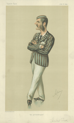 Mr Herbert Praed (colour litho)