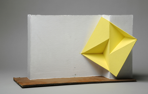 Maquette for Testing the Systems, 1996 (painted card)