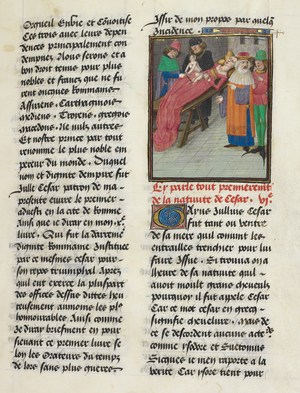 Birth of Caesar (Book 1, 6).