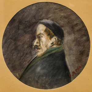 Portrait of Elio Vittorini, 1941 (oil painting on canvas)