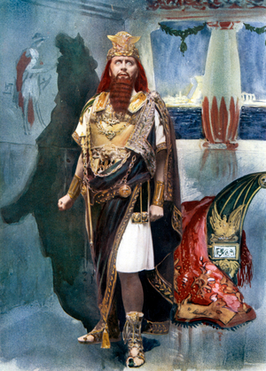 Herbert Beerbohm Tree as Herod in 'Herod: A Tragedy' (print)