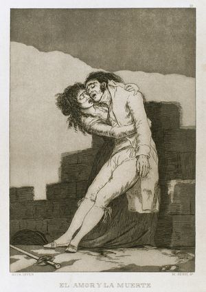 Love and death, Caprices, Plaque  10
