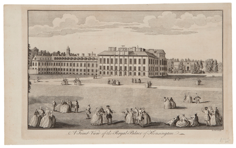A Front View of the Royal Palace of Kensington, 1770 (engraving)