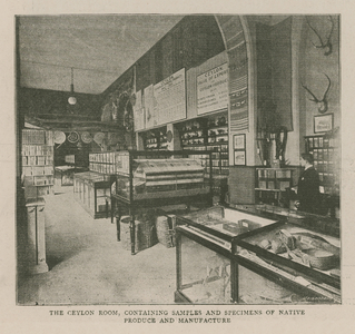The Imperial Institute: The Ceylon Room (engraving)