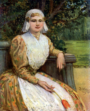 Wilhelmina of the Netherlands, 1909 (illustration)