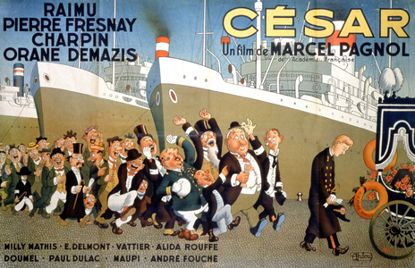 Cesar, film by Marcel Pagnol, 1936 (poster)
