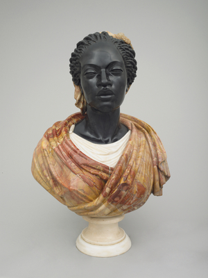Bust of a Woman, Rome, Italy, c.1650 (marble)