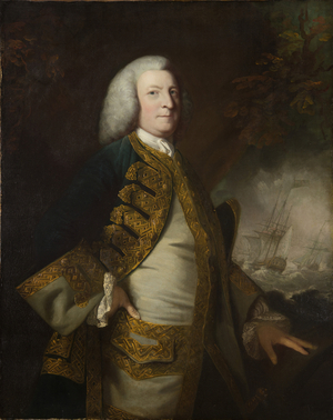 Portrait of George Anson, 1st Baron Anson, c.1754-55 (oil on canvas)