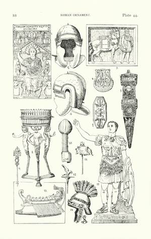 Roman ornament (litho)