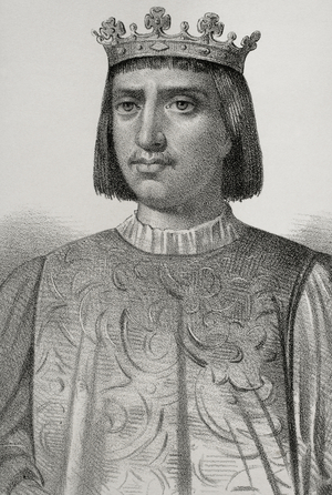 King Henry IV of Castile. 1866, lithography
