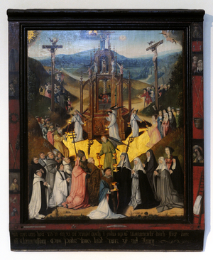 Master of the Well of Life. Active c. 1500. Epitaph of Jan Cleemenssoen with the well of life, 1511.