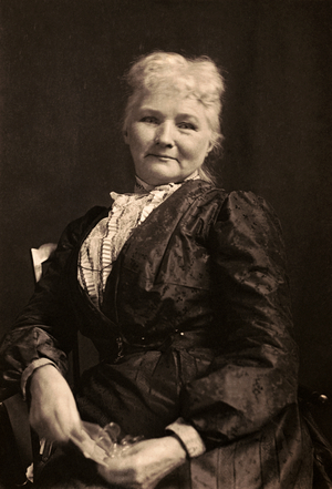 Portrait Of Mother Jones, Boston, Massachusetts, USA, 1902 (b/w photo)