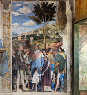 The Bridal Chamber or Camera Picta, c.1465-74 (fresco)