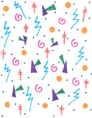 Symbols, 2017 (felt tip pen on paper)