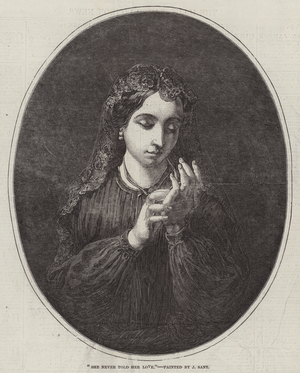 She Never Told Her Love (engraving)