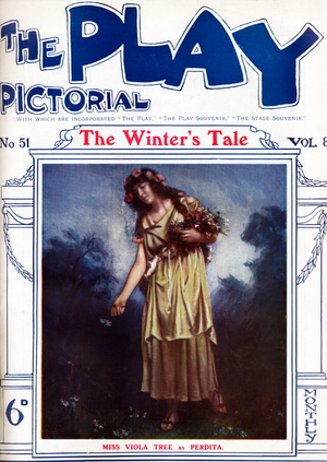 William Shakespeare 's play 'The Winter 's Tale', theatre london, 1906 (print)
