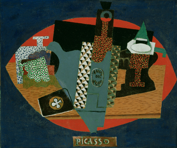 Bottle of Anis del Mono, 1915 (oil on canvas)