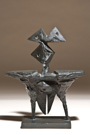 Cock, 1958 (bronze with a dark brown patina)