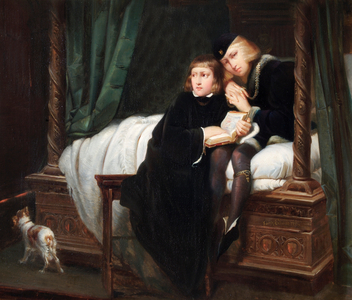 Edward V and the Duke of York in the Tower, 1830-31 (oil on canvas)