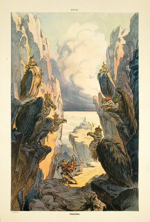 Waiting, 1913 (colour litho)