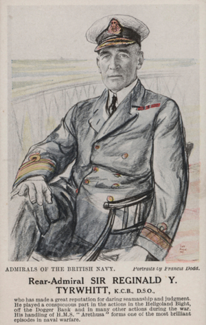 Rear-Admiral Sir Reginald Y Tyrwhitt (colour litho)