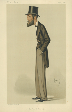 Mr John Dillon (colour litho)