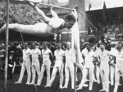 Stockholm, Sweden 1912. The Summer Olympics. Norway won the Olympic gold in the team competition Turn …, 1912 (photo)