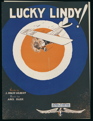 Lucky Lindy!, c.1770-1959 (print)