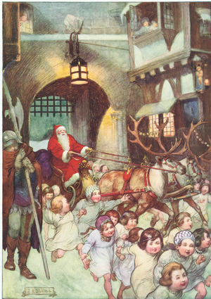 Santa Claus, UK, 1920s (print)