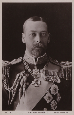King George V (b/w photo)