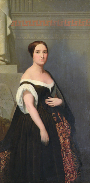 Princess Mathilde (1820-1904) (oil on canvas)