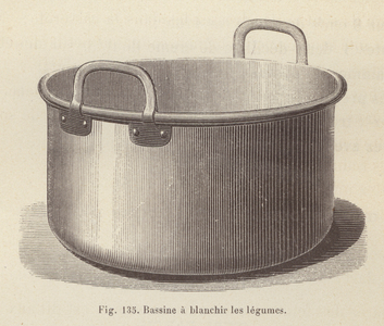 Bassine a blanchir les legumes (litho)