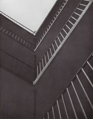 Flats, 1930s: London, Ebury Bridge Road, Westminster (b/w photo)